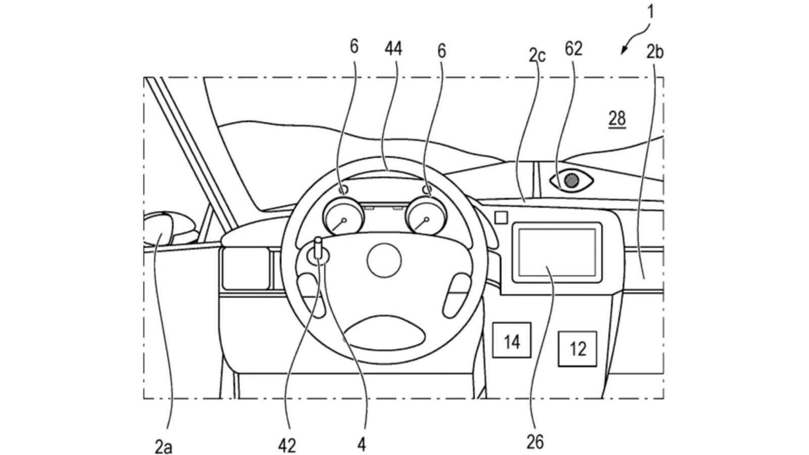 Volkswagen: Πατέντα για ρύθμιση λειτουργιών με τα μάτια!